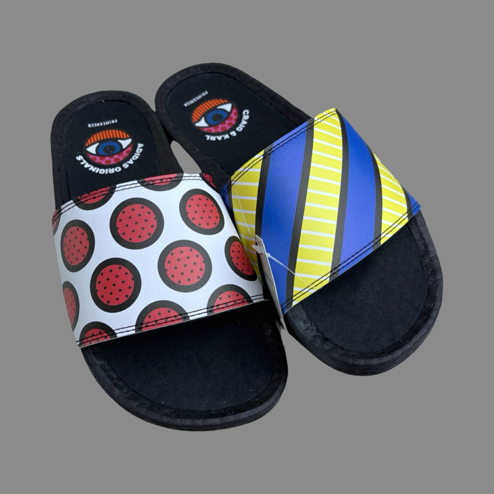 adidas Adilette Boost Craig Karl Black Sandal Slide Mens Size US7 NWT GY5351
